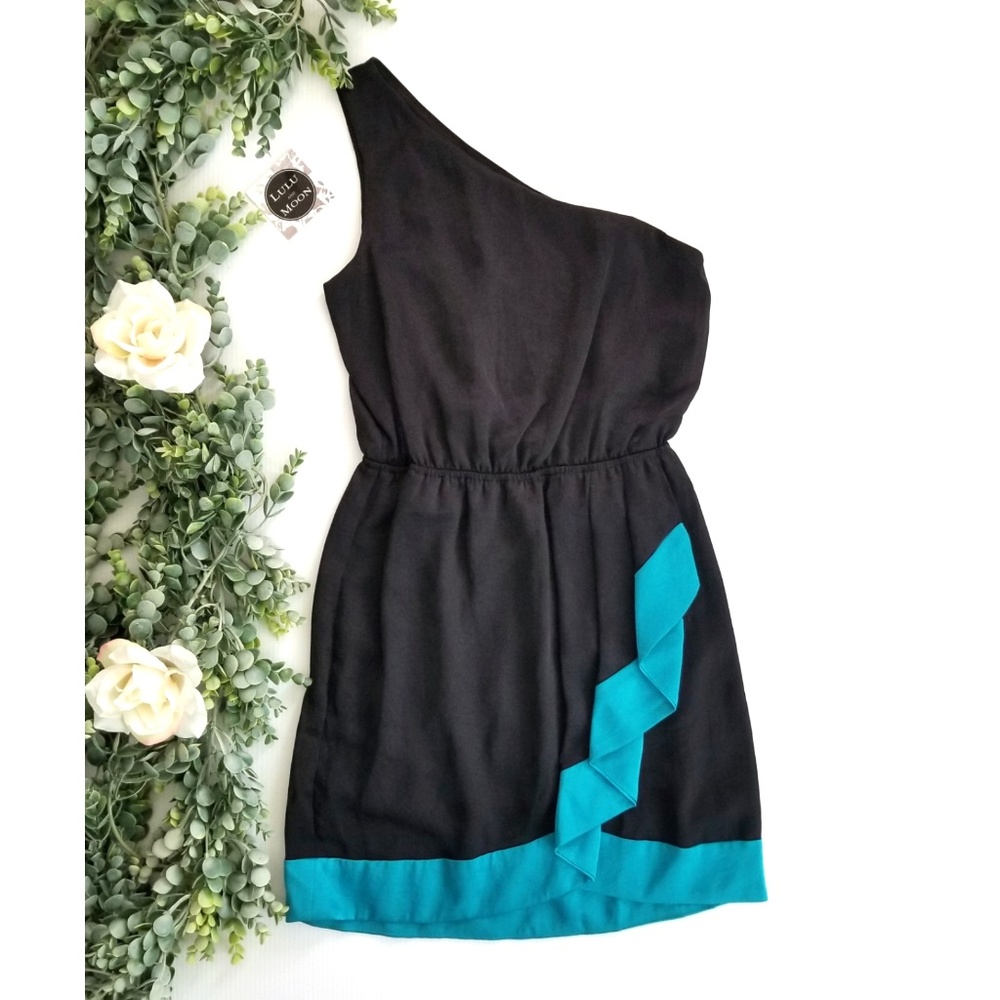 Bcbg Generation black and teal dress size XS